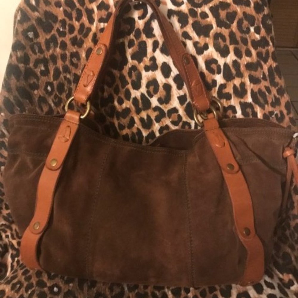Lucky Brand Vintage Inspired Brown Leather Purse S